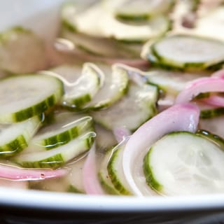Cucumber & Onions